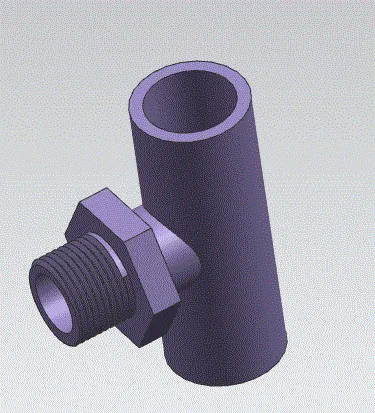 RT613-外螺纹三通注塑模具设计【含UG三维图】