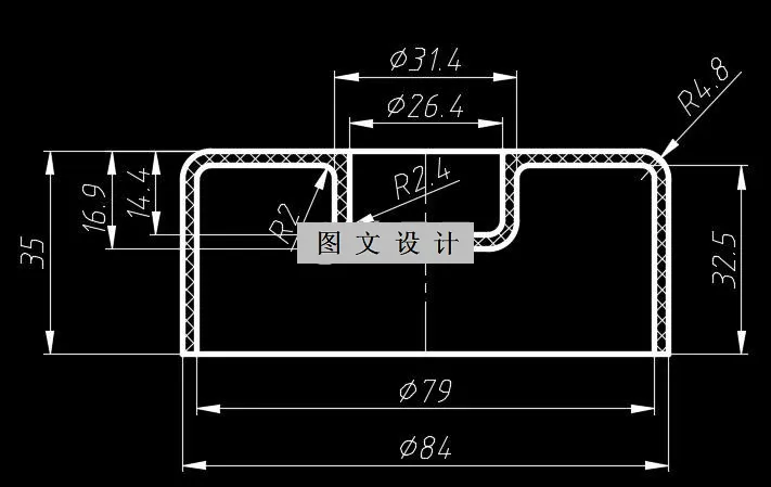 N2064-圆罩注塑模设计-长84