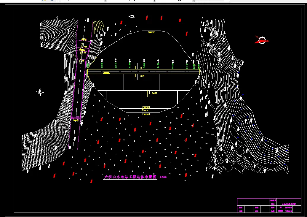 Z387-某水利枢纽均质土石坝方案设计