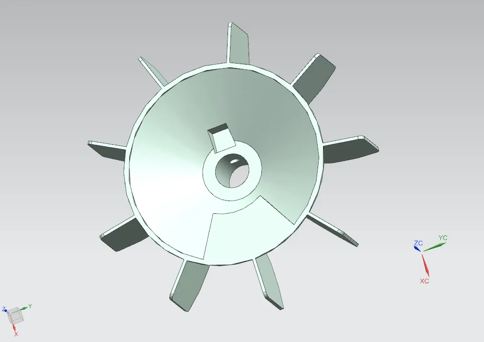 Z333-风扇叶的注塑工艺及模具设计【含UG三维图】