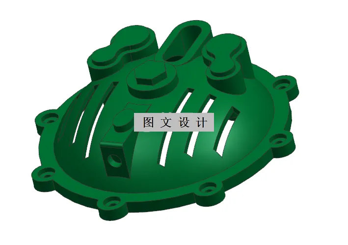 N2852-顶盖注射塑料模具设计【含UG三维图】