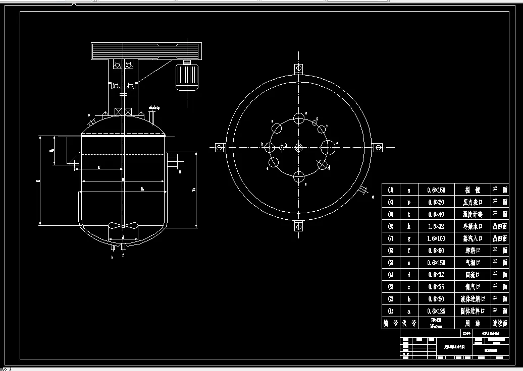 反应器设备条件图