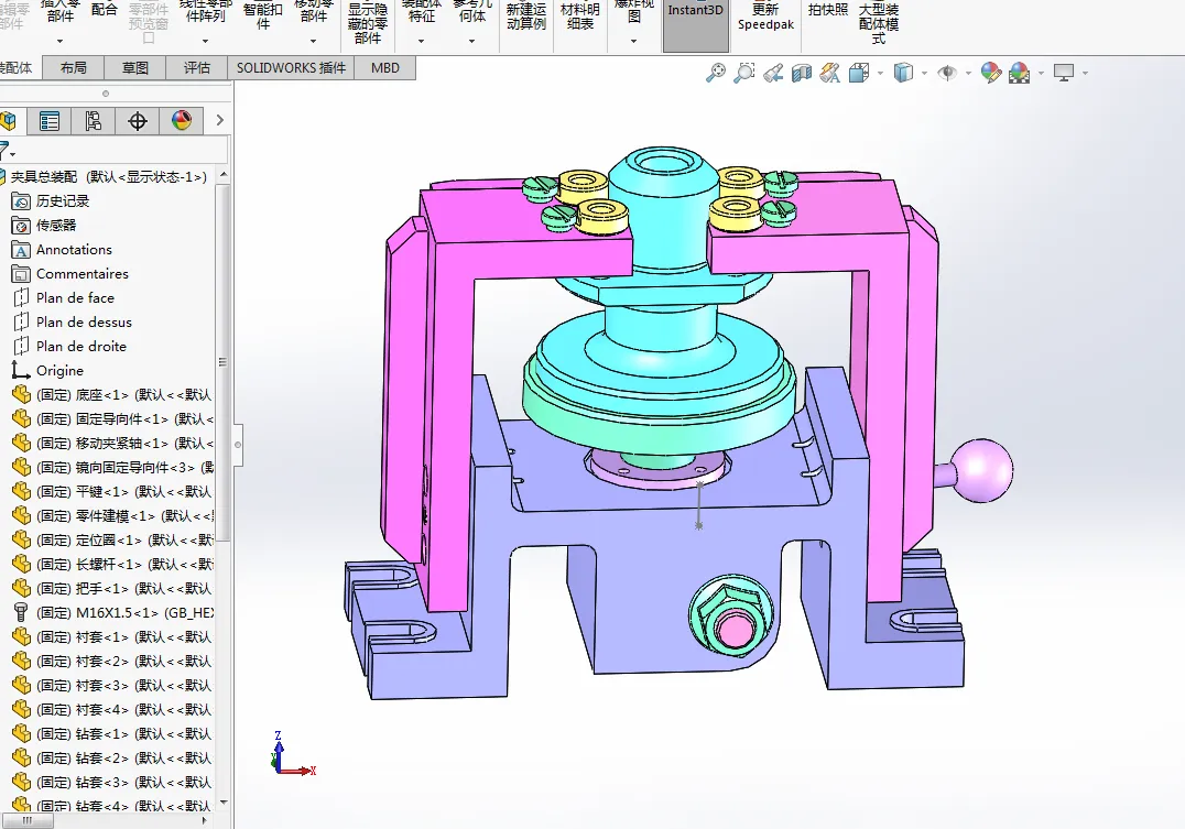 i118B-法兰盘[831004]工艺及钻4-9孔夹具设计【含SW三维图】