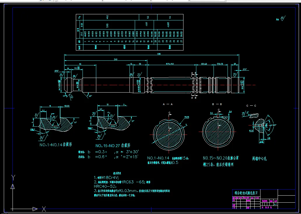Z506-圆孔拉刀设计