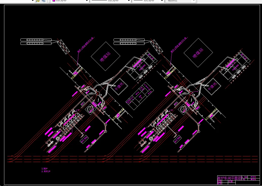A1-高炉车间平面图