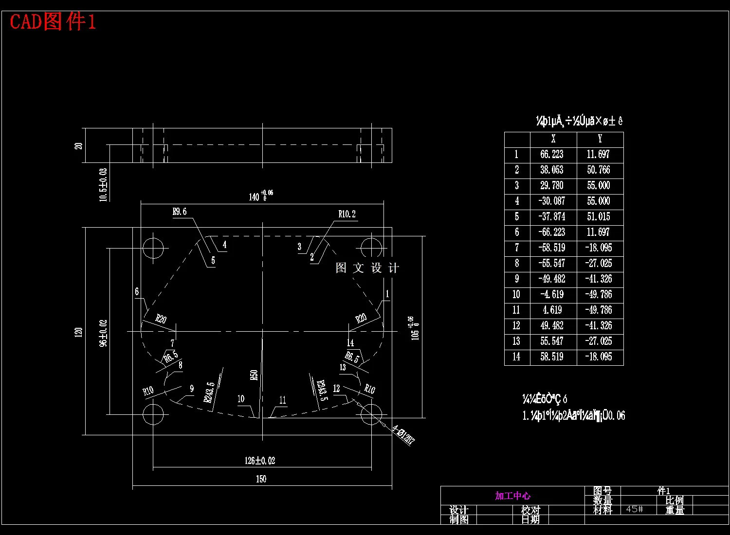 N3418-扇形件的数控编程及加工