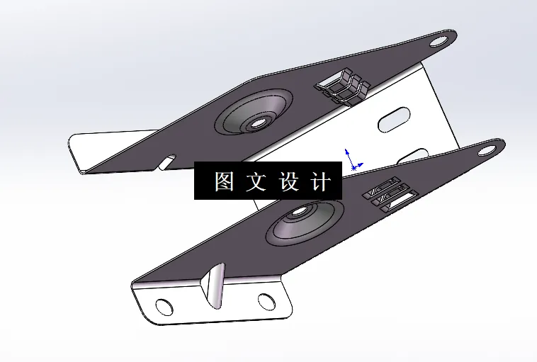 KF110-支架落料冲孔压舌胀形模具设计【含SW三维图】