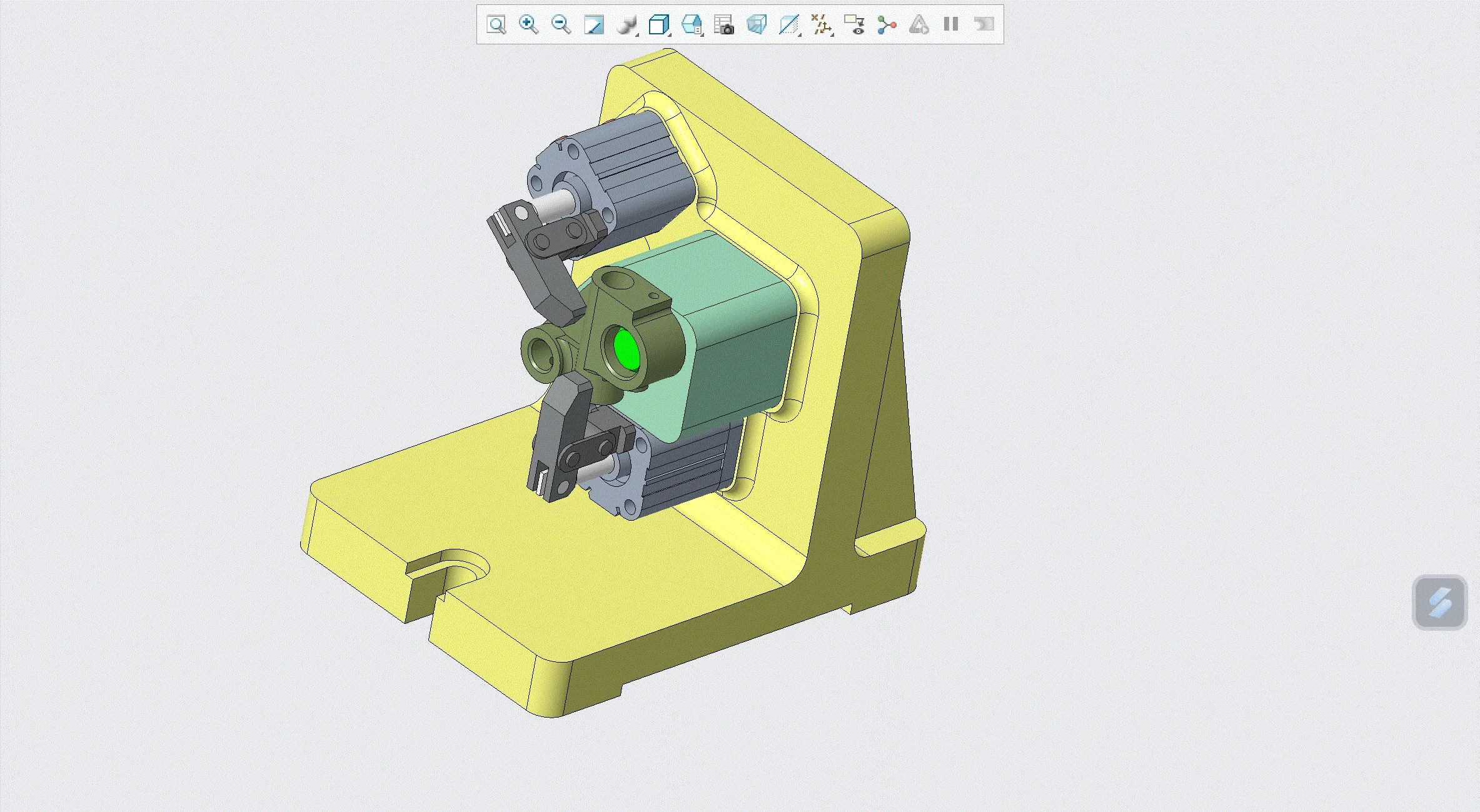 工序3夹具三维图