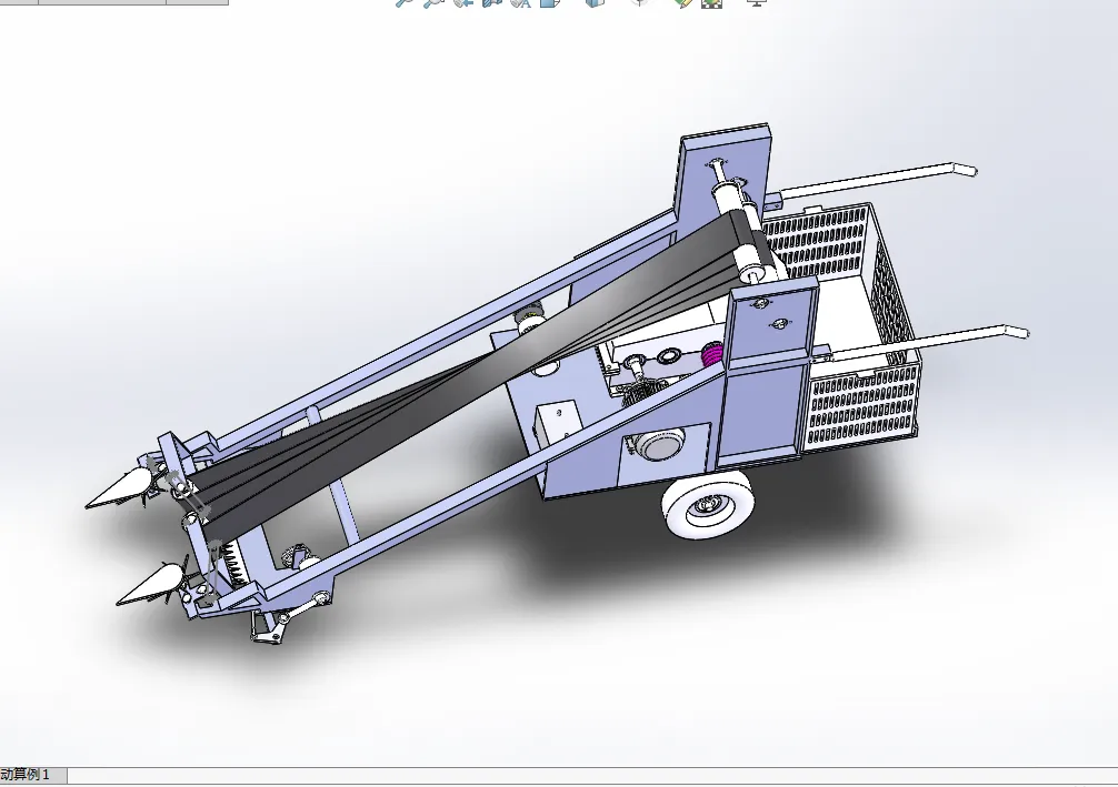 Z610-水稻收割机设计【含SW三维图】