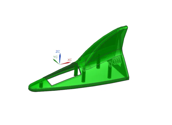 Z636-5号塑件注塑模具设计-玩具飞机外壳[含UG三维图]