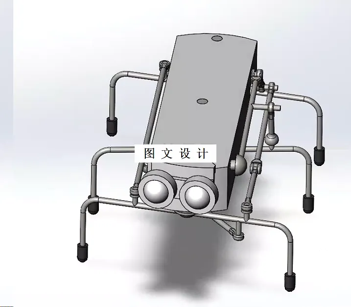 N3198-仿蟑螂机器人设计【含SW三维图】