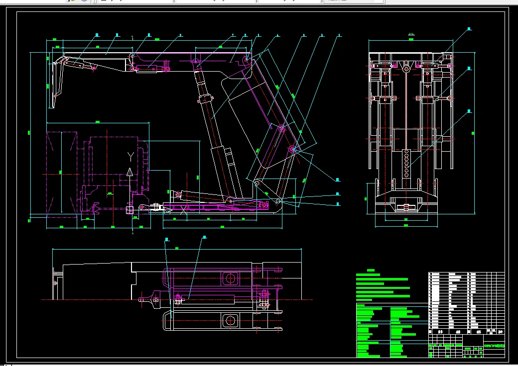 Z616-ZY3700-16-32掩护式液压支架设计