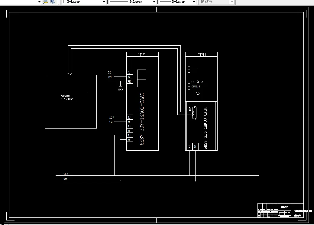 上位机与PLC通信布局图