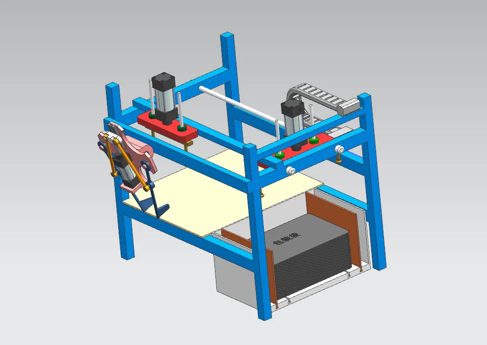 Z769-自动化食品包装流水线取袋开袋模块【含UG三维图】