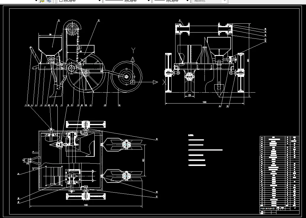 Z776-小型种薯机的结构设计-双行马铃薯种植播种机