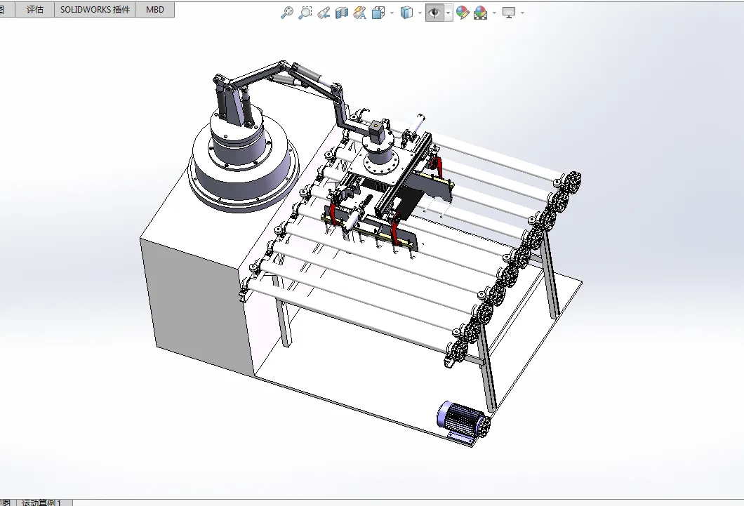 Z908-箱式货物自动装卸装置设计【含SW三维图】