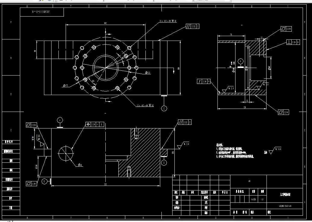 上工作辊轴承座