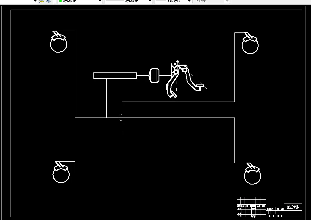 制动器的示意图