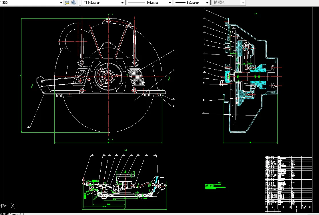 Z1496-载货汽车离合器设计