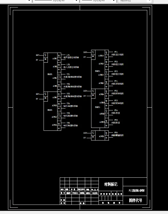 PLC模拟量输入接线图