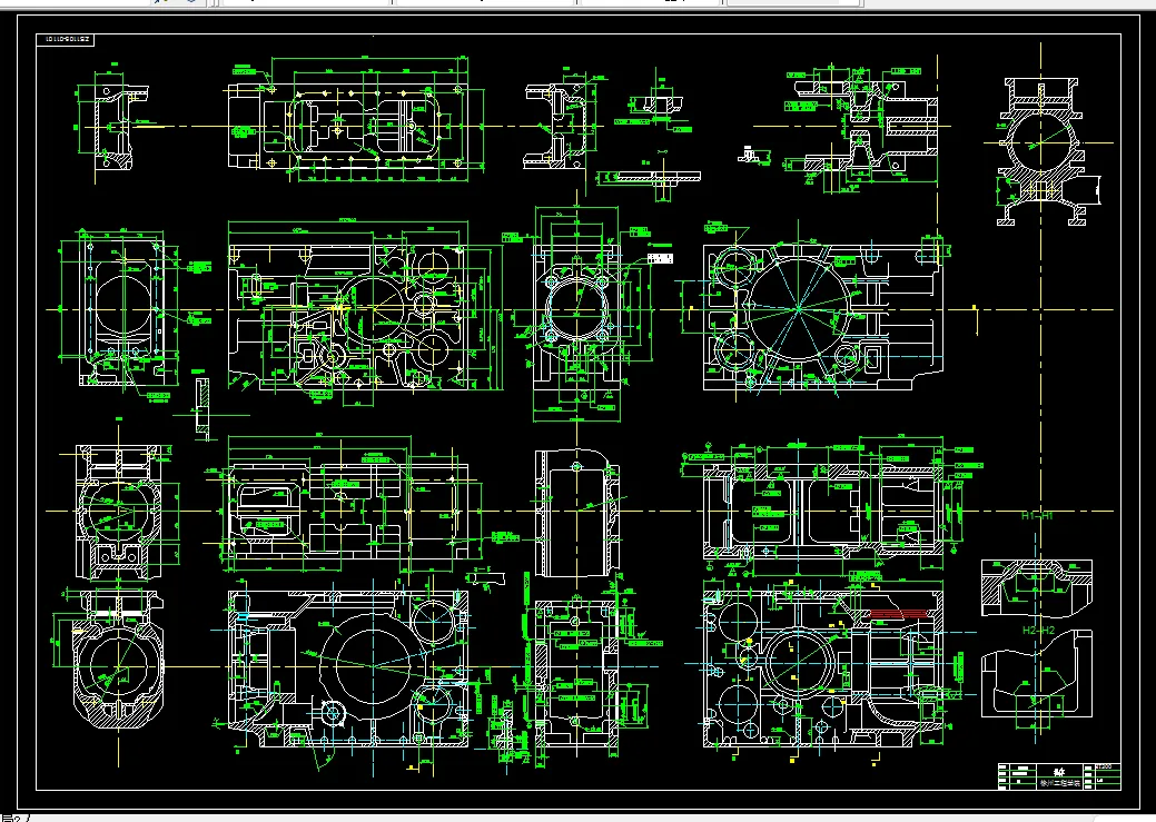 Z1721-ZS1105柴油机箱体制造工艺规程及镗夹具设计