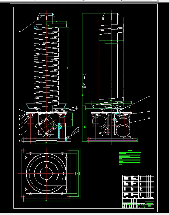 Z1058-垂直振动输送机设计