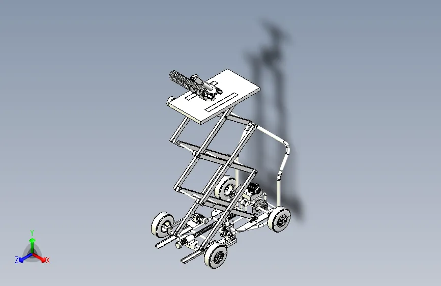 Z981-内墙墙面清洁机构设计【含SW三维图】