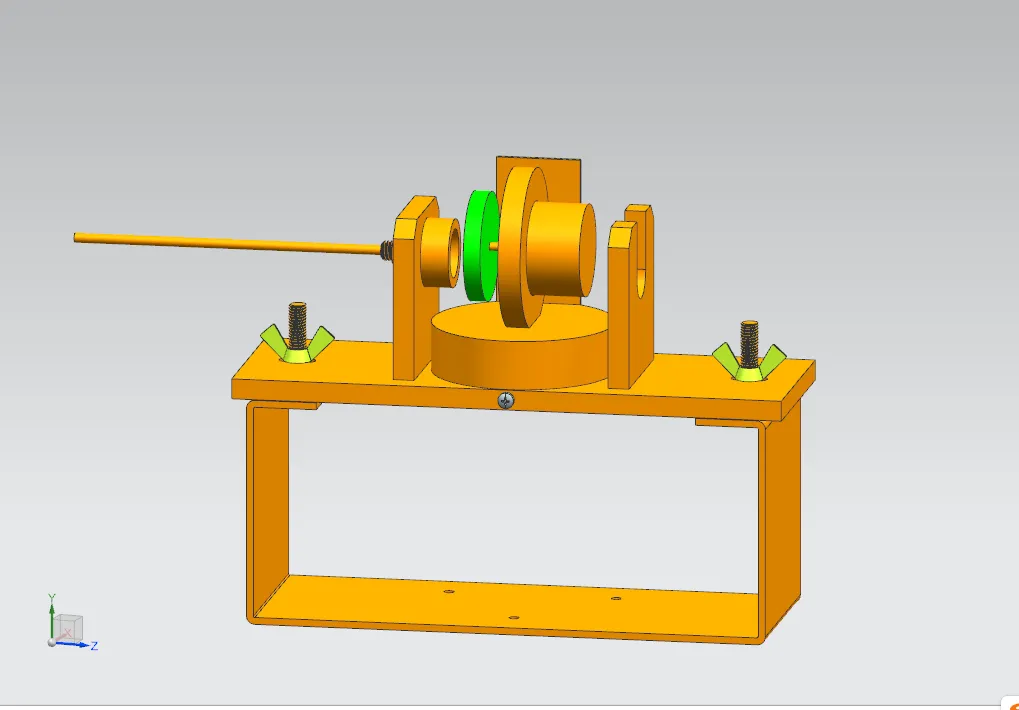 Z986-转速传感器测试平台的三维建模【含UG三维图】