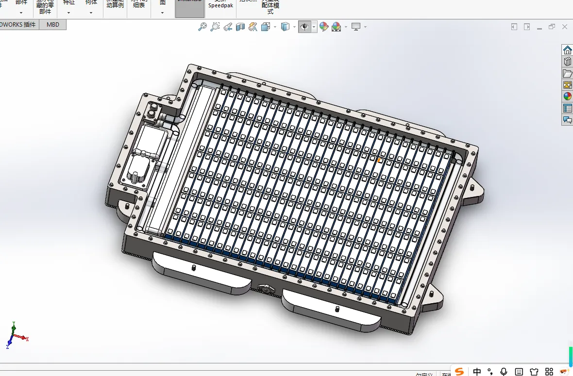 Z1202-新能源汽车电池安装架结构设计【含SW三维图】