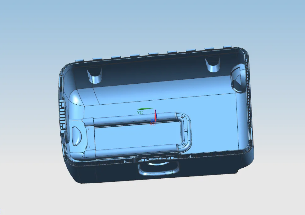 Z1213-旅行箱注塑模具设计【含UG三维图】