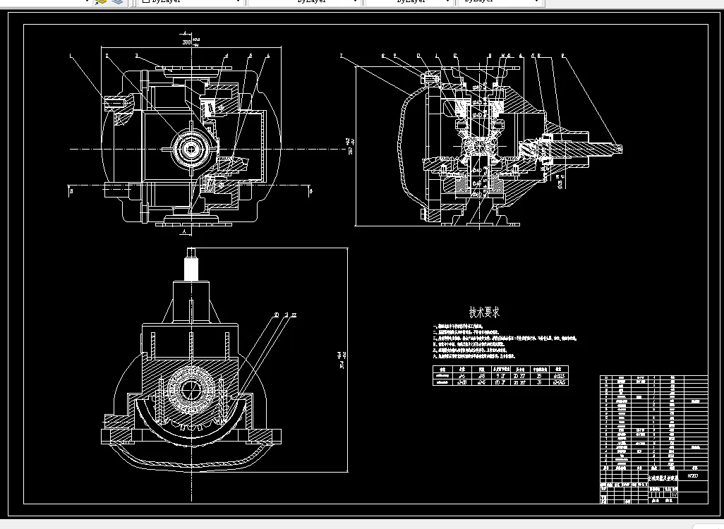 主减速器及差速器