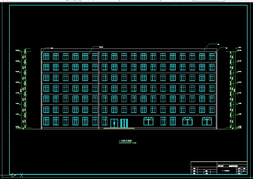 Z1819-赣州市某七层商务酒店建筑结构设计
