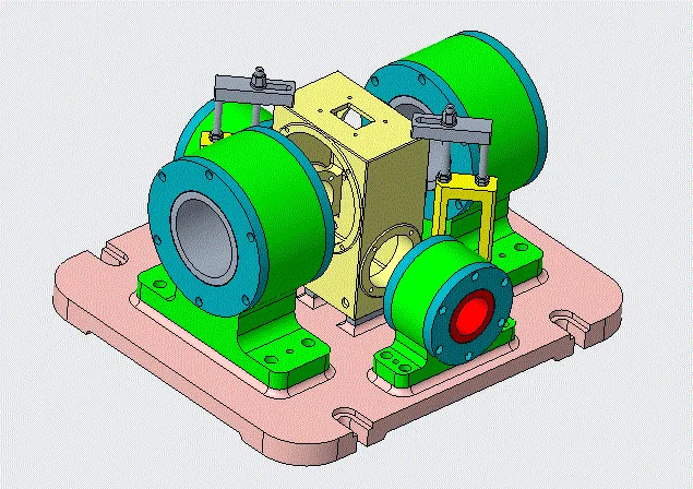 K1946-蜗轮减速箱体工艺及镗端面90和180孔夹具设计【含Creo三维图】
