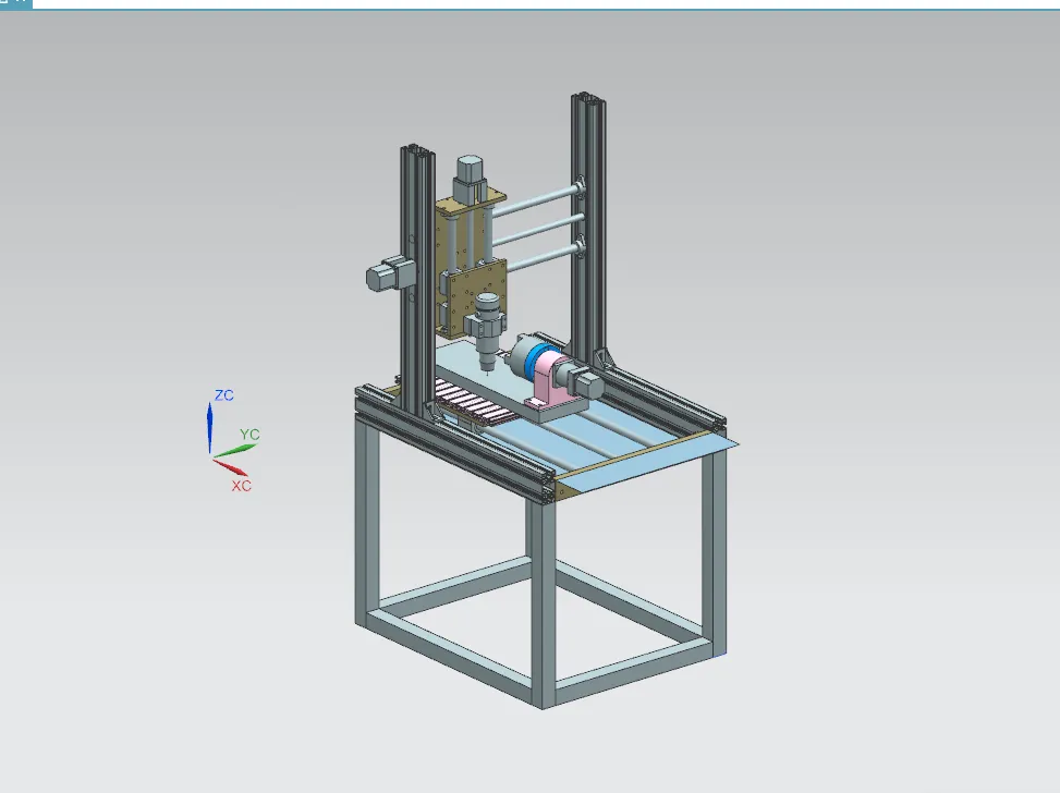 Z1858-四轴石材雕刻机设计【含三维图】