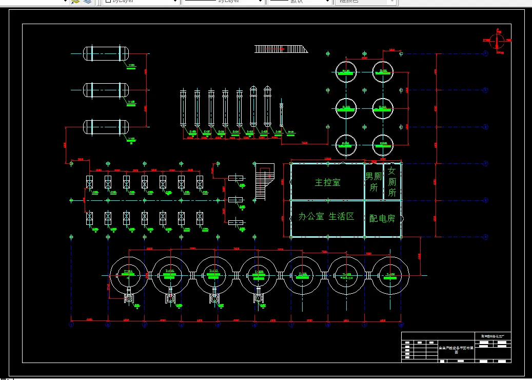 主生产线设备平面布置图
