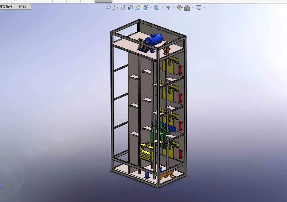 Z1894-电梯PLC控制系统设计【含SW三维图】