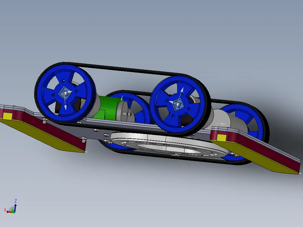 Z1913-擦玻璃机器人设计【含SW三维图】