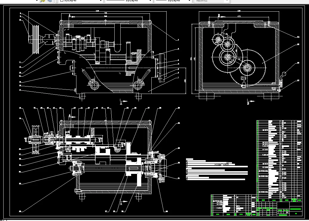Z1933-普通车床主传动系统的设计