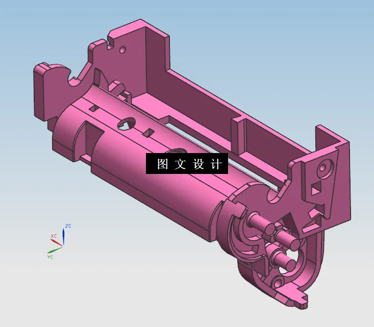 N4422-打印机复杂件注塑模具设计【含UG三维图】