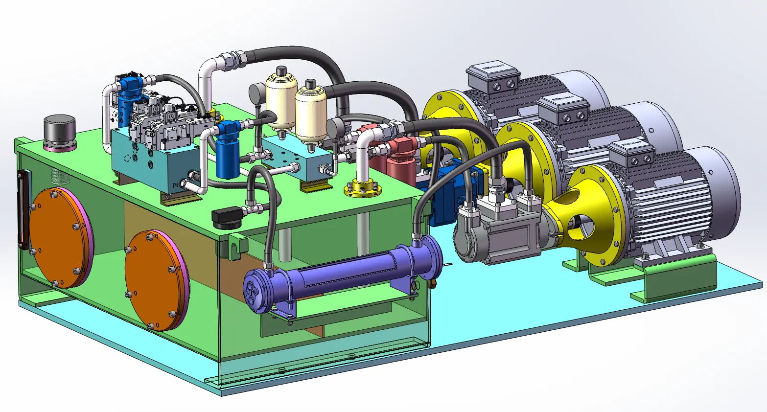 N4456-2800可逆热轧机组液压压下系统设计【含SW三维图】