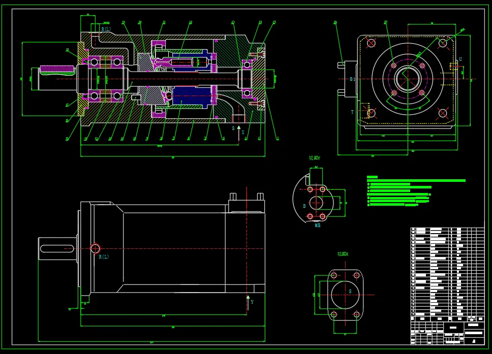 N4466-XB01FO-71轴向柱塞定量马达设计