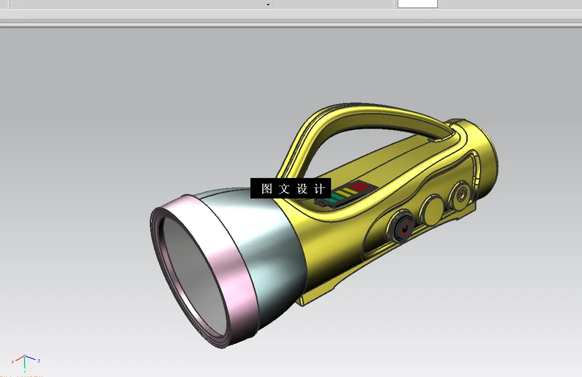N4347-LED手电筒创新设计【含UG三维图】