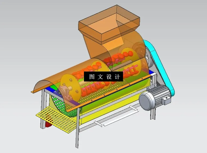 N4991-玉米脱粒机设计【含UG三维图】