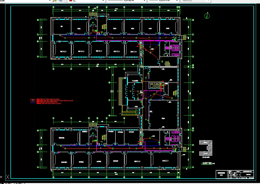 一层消防平面图