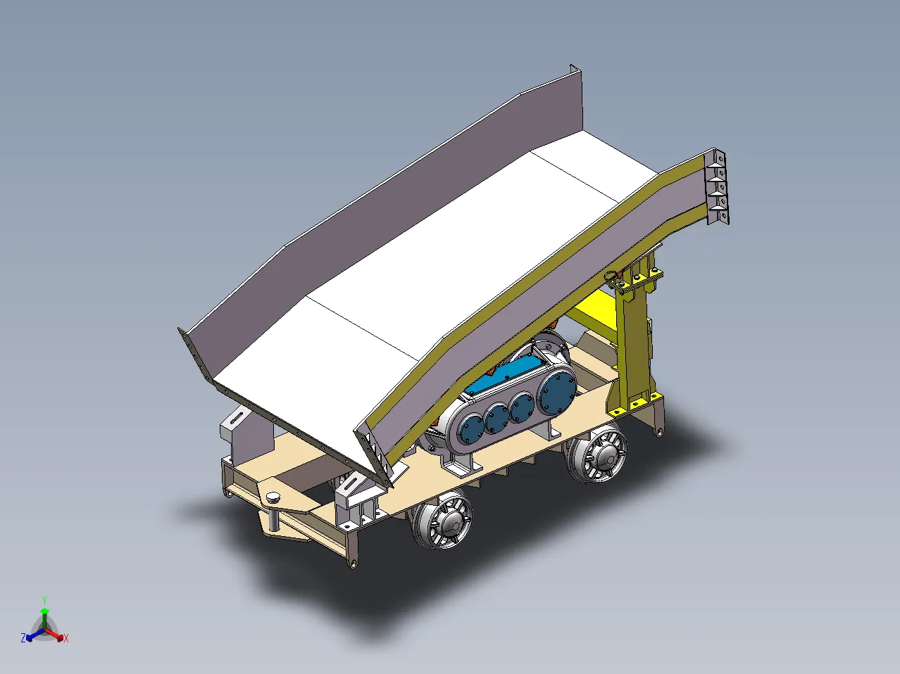 Z2091-P60B耙斗装岩机设计【含SW三维图】