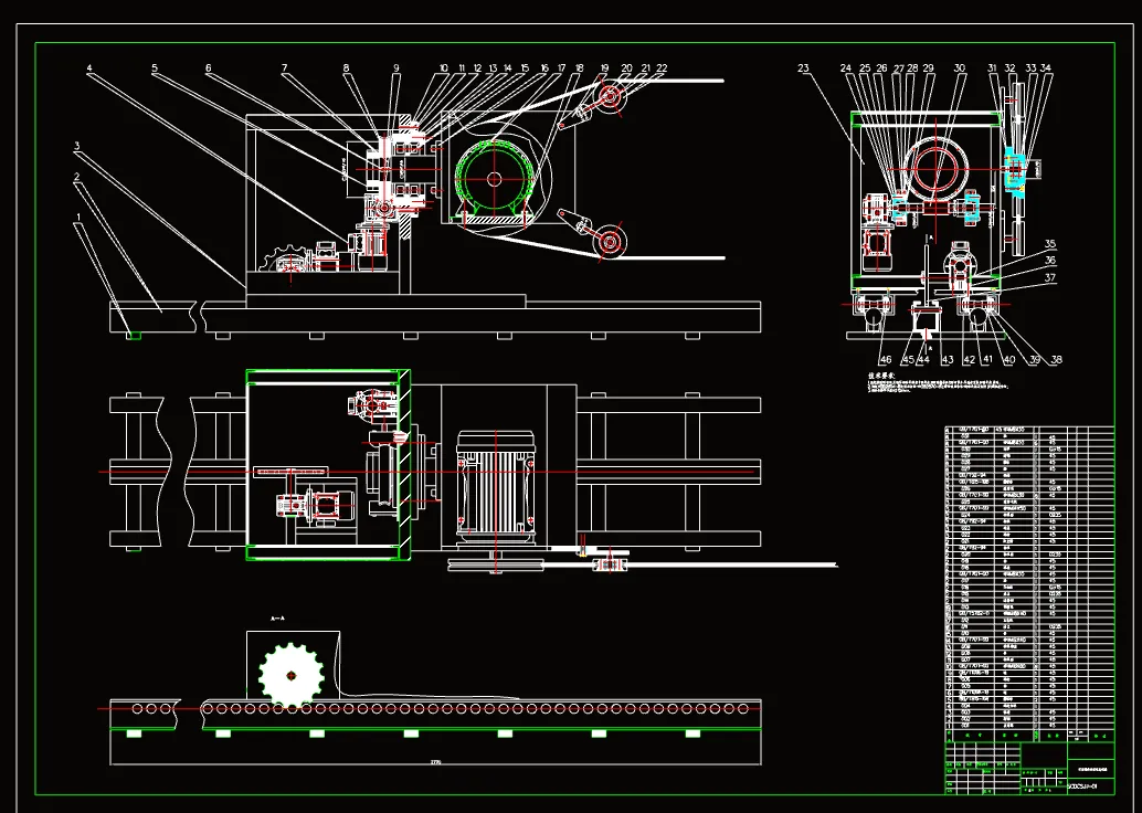 N5325-绳锯机的结构设计
