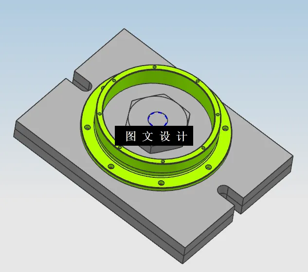 N5367-盘盖零件加工工艺及数控编程【含UG三维图】