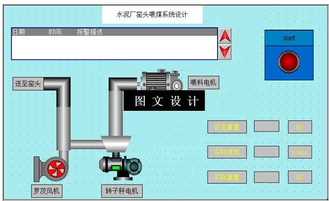 N5454-2500td水泥生产线窑头喂煤给料机控制系统设计