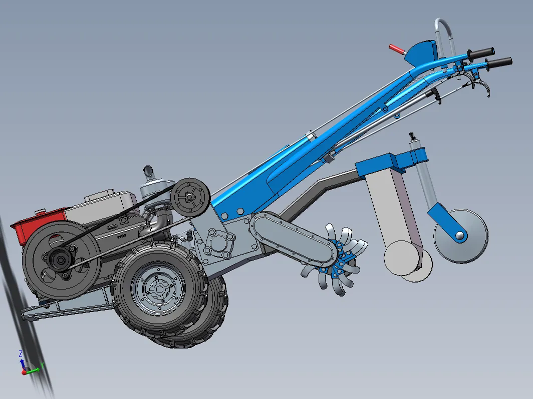 N5532-自走式开沟施肥机设计【含SW三维图】