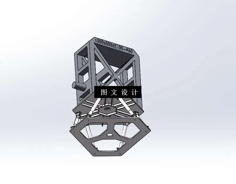 N5543-传动试验电机三自由度支座设计【含SW三维图】